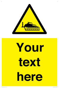 Custom warning grounding cruiser on lock cill